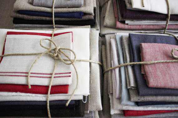 厚手リネン　はぎれセット